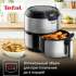 Аэрогриль Tefal Easy Fry Deluxe EY401D15,  серебристый и черный [1510001458]